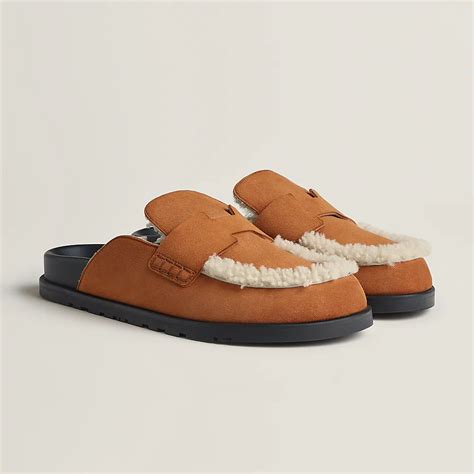 hermes tan mules|Hermes Mules & Clogs for Women .